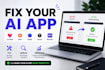 fix debug and improve your lovable bolt replit cursor or base44 app