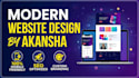 design a modern canva website, landing page