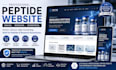 design peptide website, research chemical website, biotech store