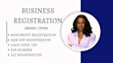 do samgov registration, llc setup, nonprofit registration cagecode, certificate