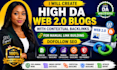 da web 2 0 blogs with contextual backlinks for manual link building dofollow SEO