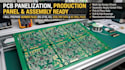 prepare pcb penalization, production panel and assembly ready gerber files