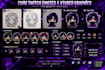 draw custom twitch emotes, chibi emotes and vtuber graphics