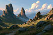 do fantasy landscape illustrations