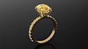 design custom proposal and solitaire ring 3d cad models in casting and printing