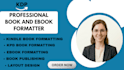 format your book for kindle and kdp to look professionally published