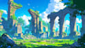 create 8bit 16bit pixel art background landscape scene tileset tilemap rpg game