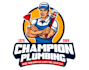make plumbing heating hvac home construction and handyman logo