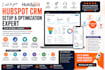do hubspot CRM setup hubspot optimization management, hubspot implementation
