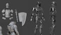 model custom 3d cosplay armor helmets and masks