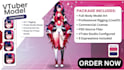 design and rig your live2d vtuber model, vtuber rigging, anime vtuber