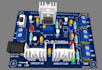 do power electronics, pcb design, buck boost convert, power supply, audio pcb