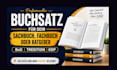 buchsatz fur dein sachbuch, fachbuch oder ratgeber, amazon KDP, bod, tredition