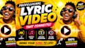 create professional custom 2d, 3d music lyric video animation
