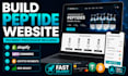 build ruo peptide website with payment processor, iptv business