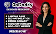 godaddy website design godaddy website redesign develop godaddy website design