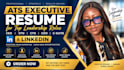 write an ats executive resume, for ceo, cfo, cto, coo, c suite, and linkedin