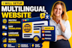 create squarespace multilingual website with weglot integration