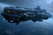 design spaceship, sci fi illustration and sci fi art