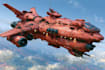 draw high quality spaceship concept