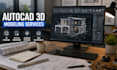 create autocad 3d modelling, 2d to 3d conversion, house design