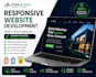 build a responsive landing page using HTML CSS and javascript