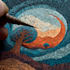 create handmade linocut art illustrations and prints