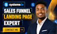 build systeme io landing page systeme io sales funnel systeme io website expert