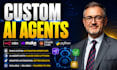 build custom n8n make com automation workflows claude code and python ai agents