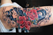 create a tattoo design of tattoo sleeve