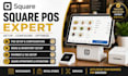setup square pos, square appointments, inventory and payment system