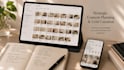 be your social media content creator and visual designer