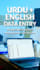 do urdu and english excel data entry and google sheets