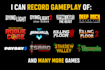 record high quality gameplay footage for your project