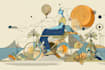 paint  vector line art illustration for you