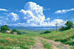 draw anime background, landscape illustrations