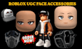 create custom roblox ugc accessories, roblox face, mask, detailed avatar