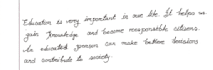 handwrite your text neatly