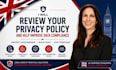 review your privacy policy and help improve data compliance