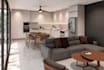 do model and create a photorealistic render of a kitchen