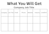do b2b lead generation and data entry for any company