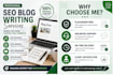 write SEO blog posts and articles in english