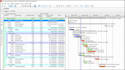 create primavera p6 project schedule and gantt chart