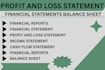 prepare profit and loss statement, financial statement, balance sheet, cash flow