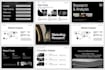 design pitch deck template, presentation slides canva editable for business