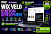 develop wix velo custom code wix api integration wix cms dynamic pages database