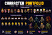 create custom pixel art characters