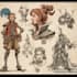 create premium gaming, manga and comic character illustrations