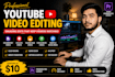 edit professional youtube documentary and faceless videos