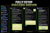 create a custom discord server setup with bots, roles and permissions